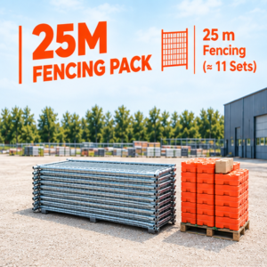 25m Temp Fence Pack