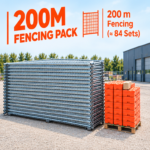 200m Temp Fence Pack
