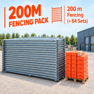 200m Temp Fence Pack